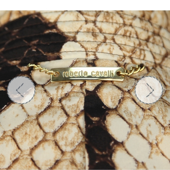 Roberto Cavalli snake print Silk coat with belt - Picture 9 of 11